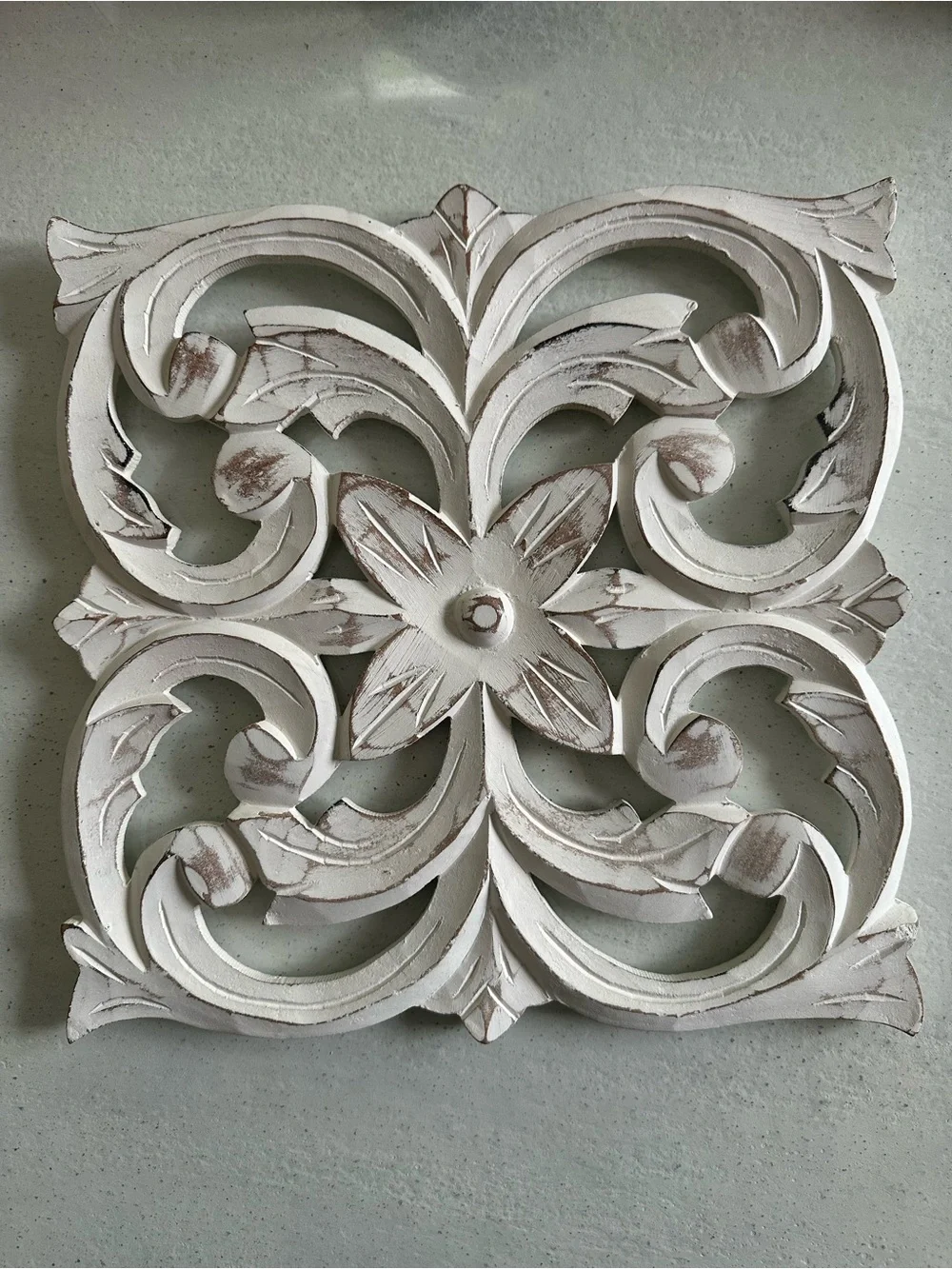 Carved Wood Wall Decor - Set of 3